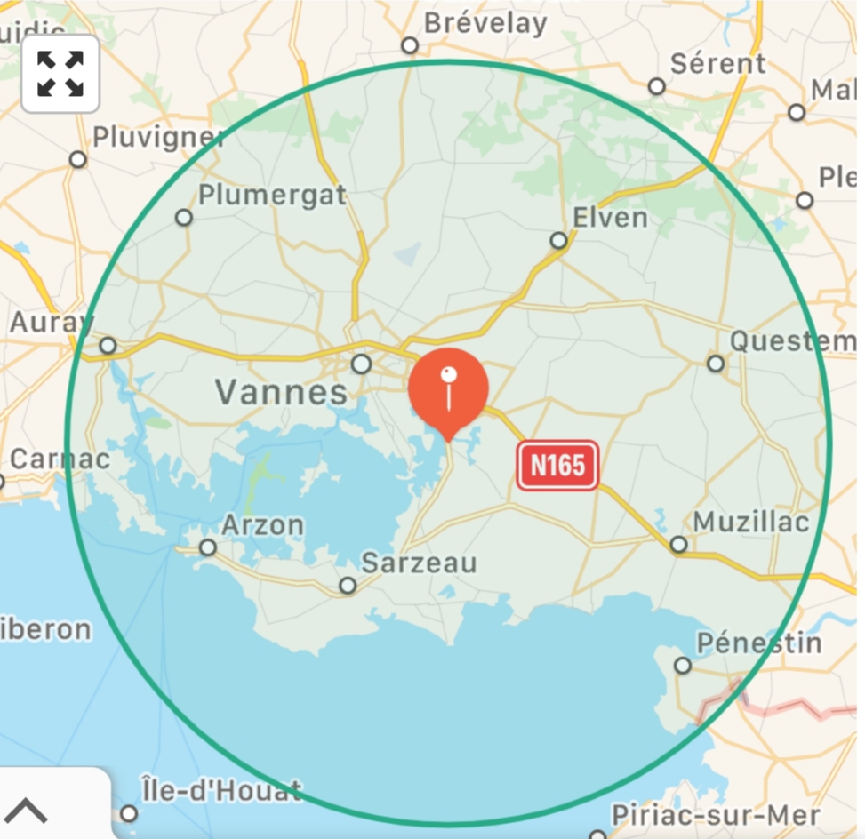 Zone de déplacement Morbihan